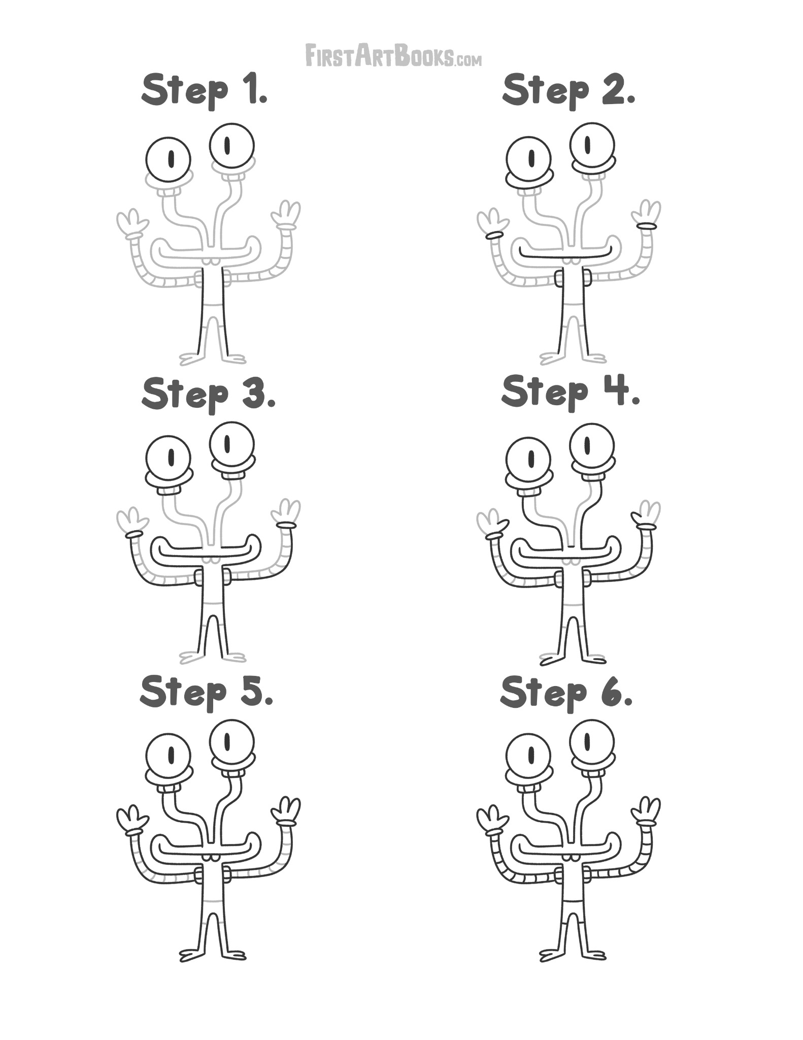 Interior sample 2 from How to Draw: Alien Cyborgs