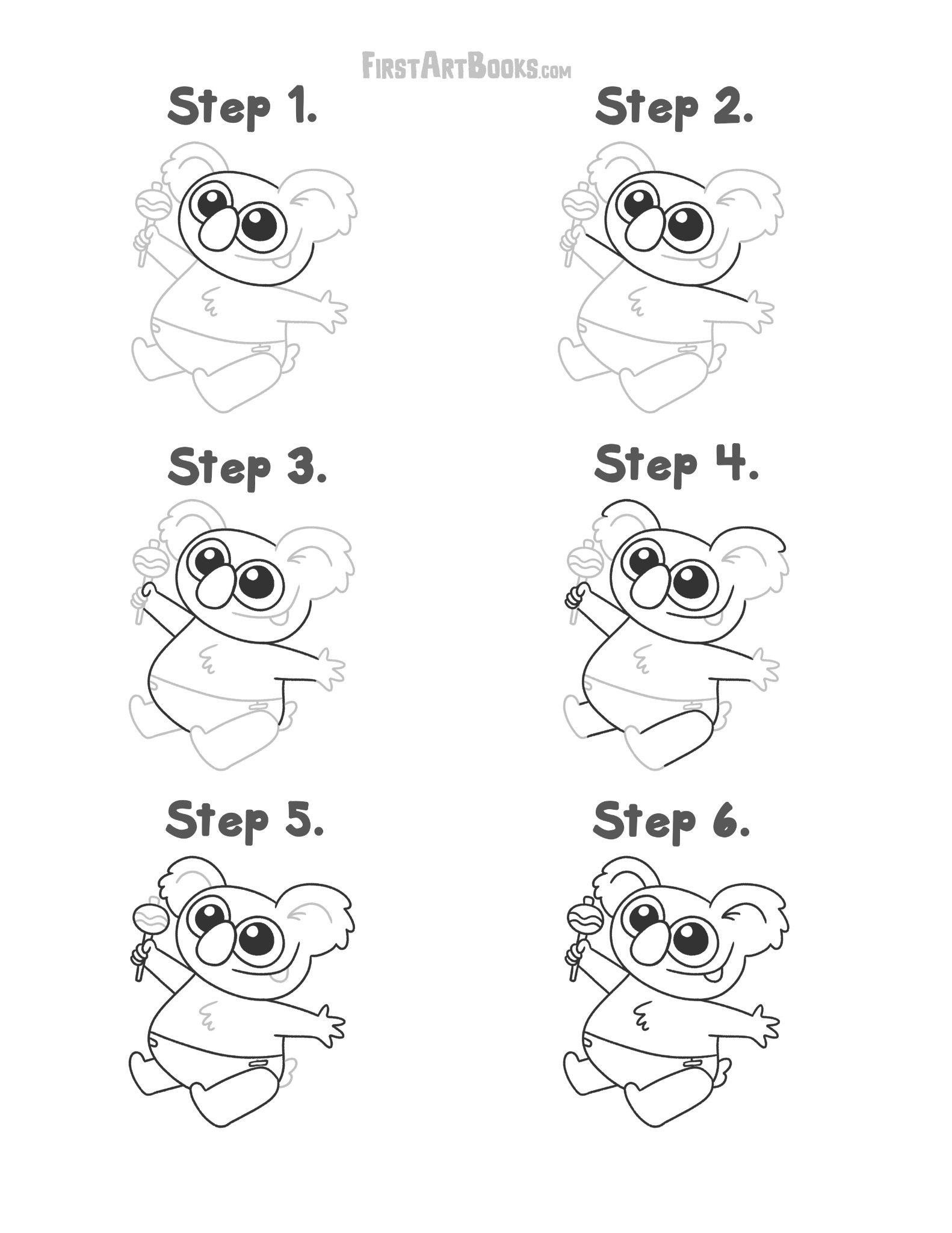 Interior sample 1 from How to Draw: Baby Animals