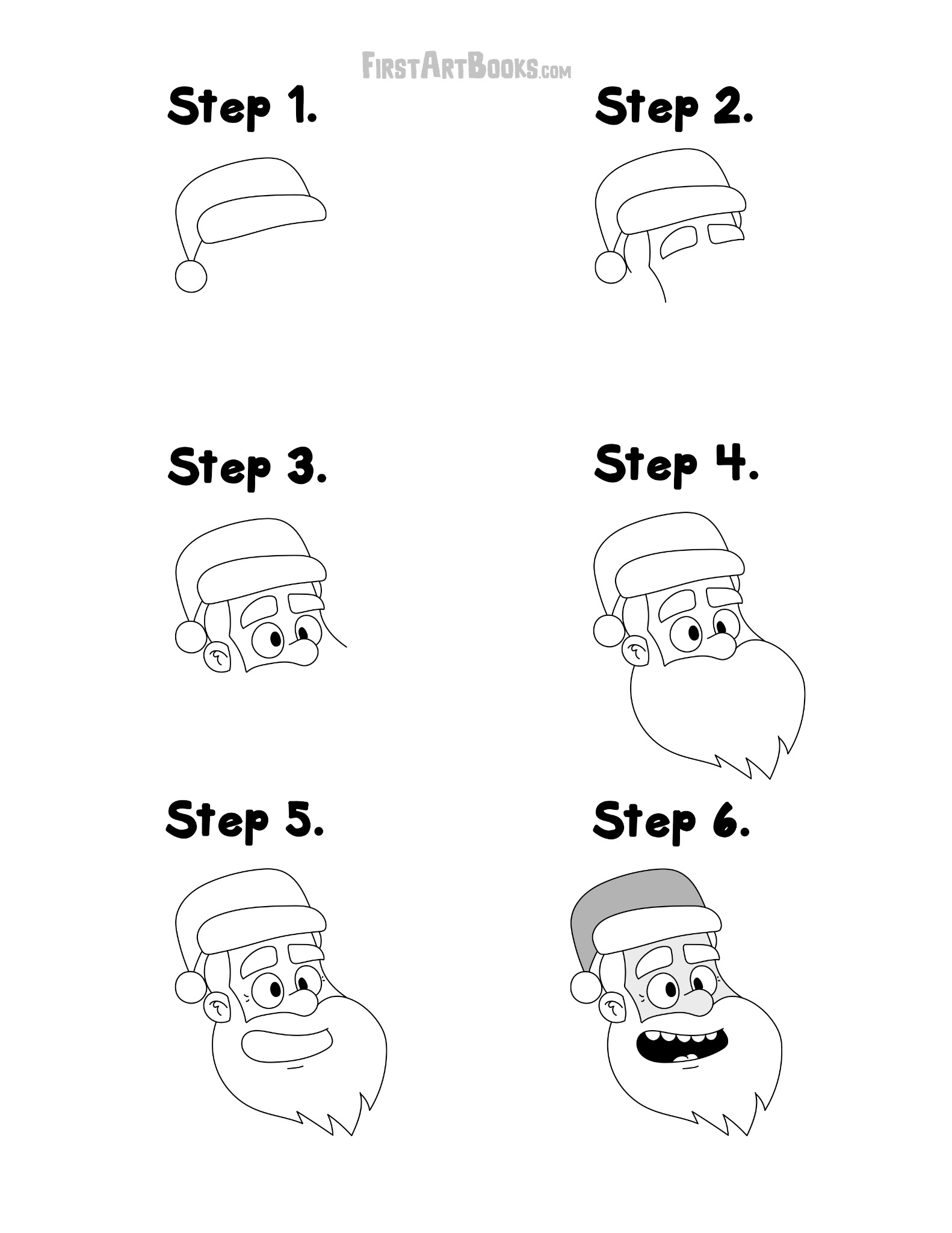 Interior sample 1 from How to Draw: Christmas