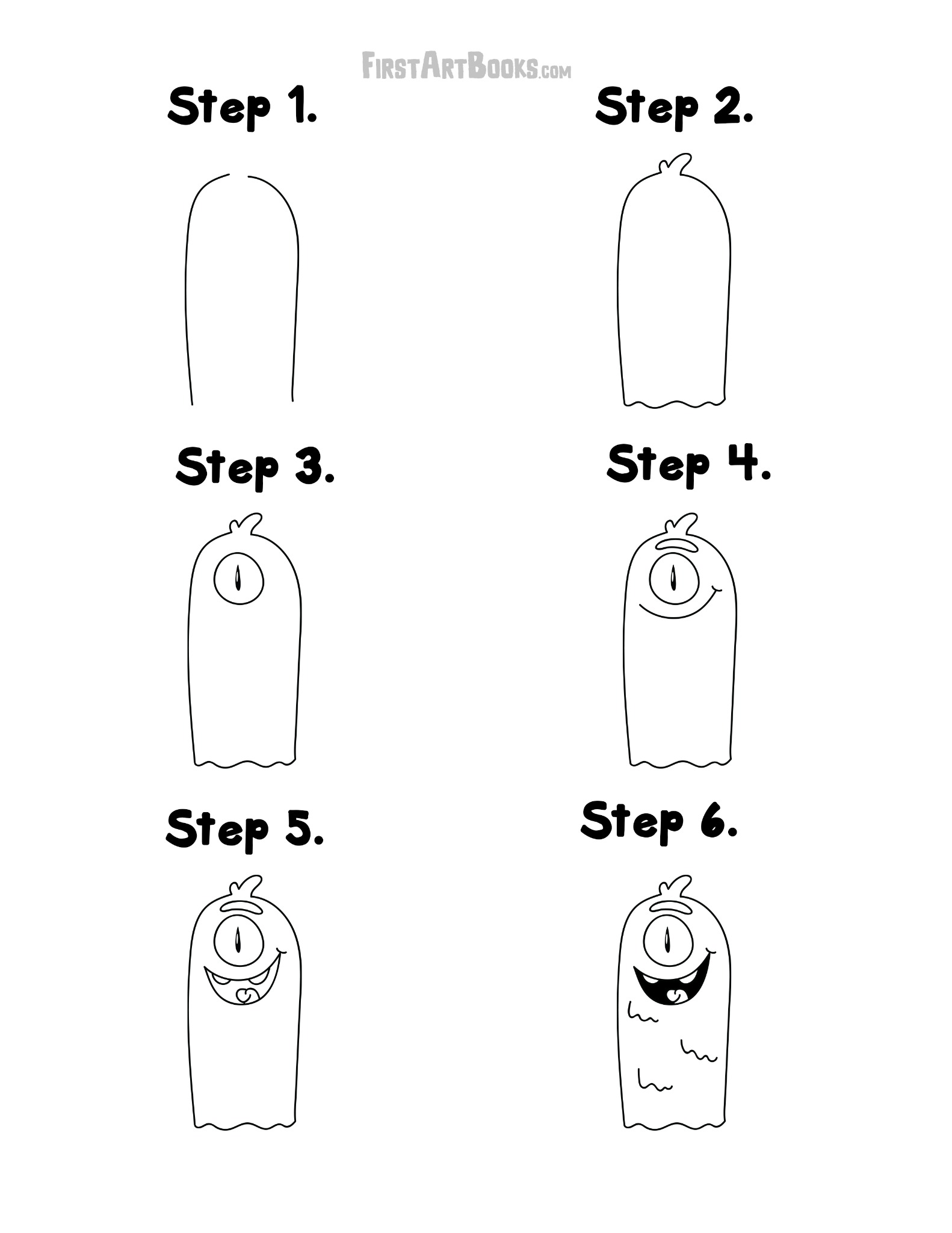 Interior sample 2 from How to Draw: Silly Aliens